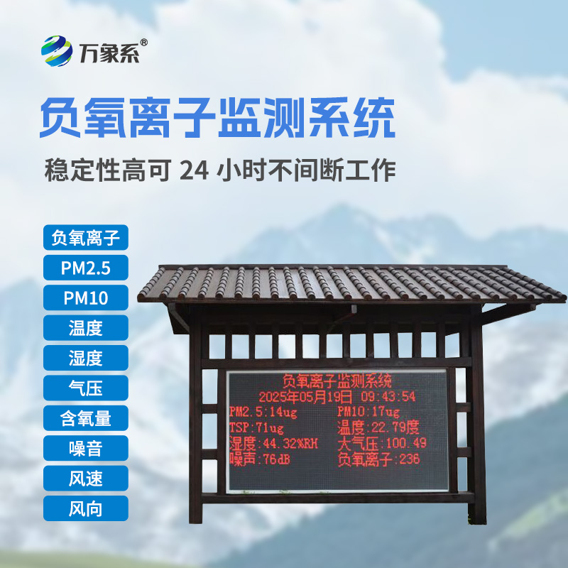 國產大氣負氧離子監測系統