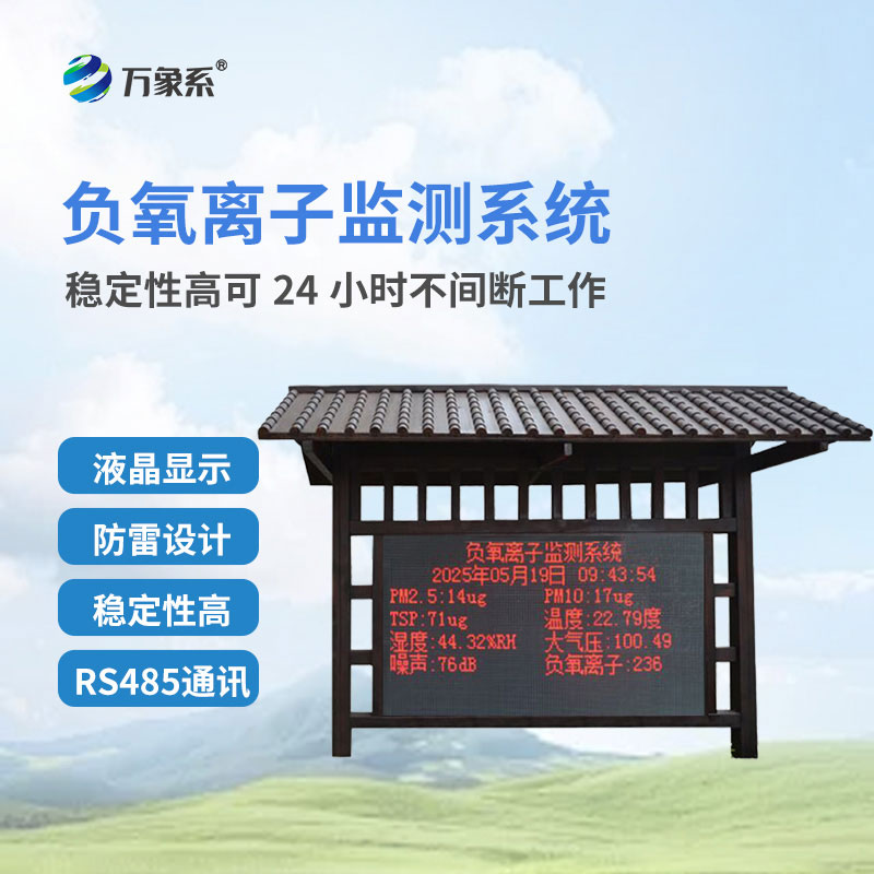 負氧離子在線監測系統